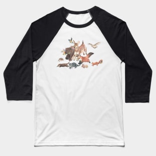 Woodland friends Baseball T-Shirt